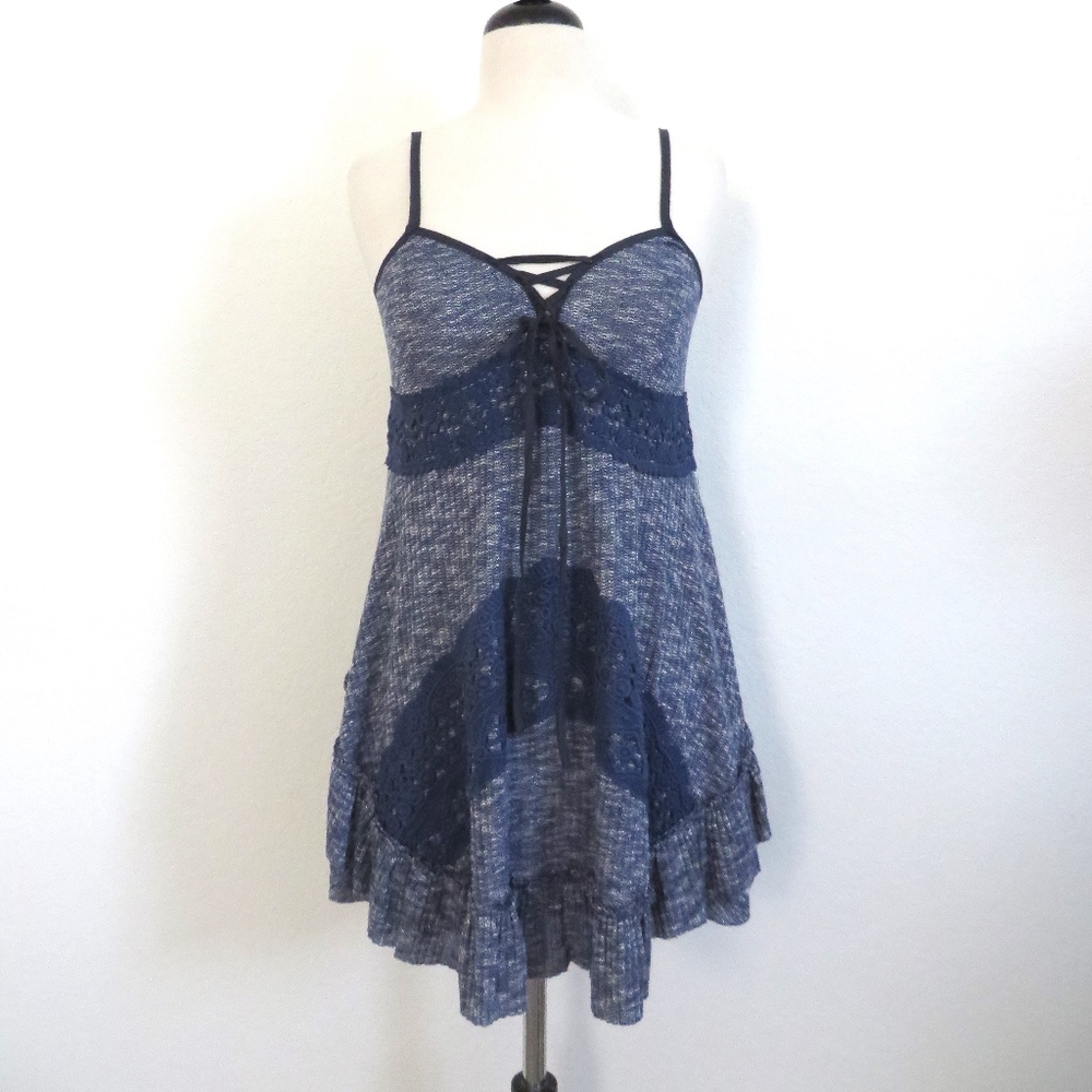 Knit Lace-Up Tank